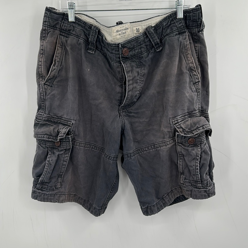 Abercrombie and Fitch Cargo Shorts Black Men’s Size 36